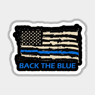 back the blue Magnet