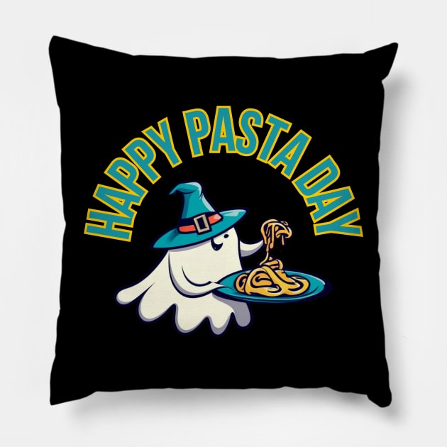 Pasta Day Pillow by BukovskyART