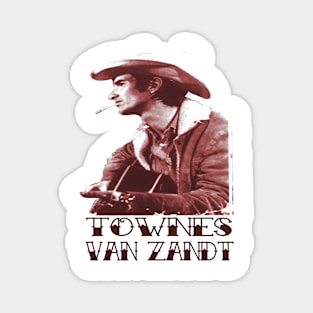 Townes Van Zandt // Retro Magnet