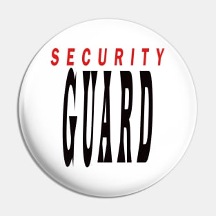 security guard Pin