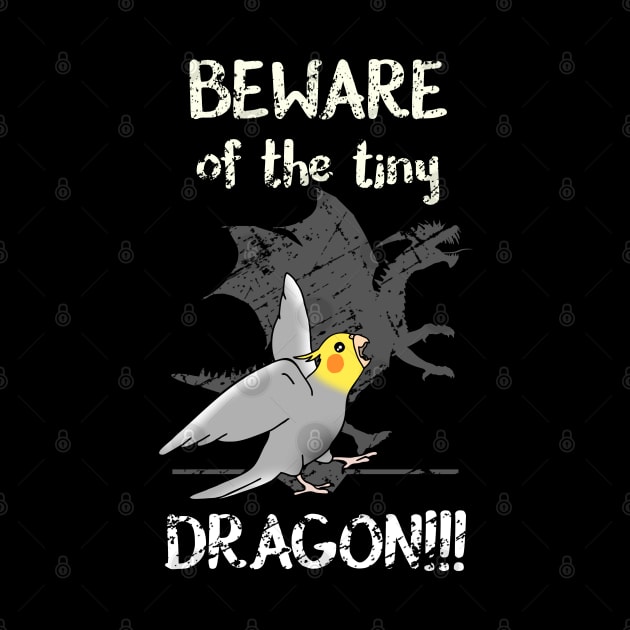 Beware of the tiny DRAGON Cockatiel by FandomizedRose