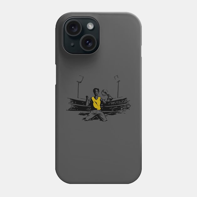 Boy on a football ground Phone Case by Right-Fit27