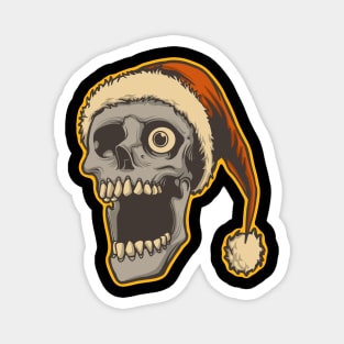 Skull Santa Magnet