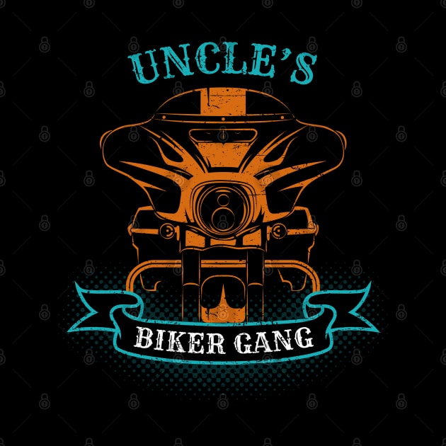 Uncle's Biker Gang Father's Day by DwiRetnoArt99