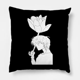 flower umbrellla Pillow