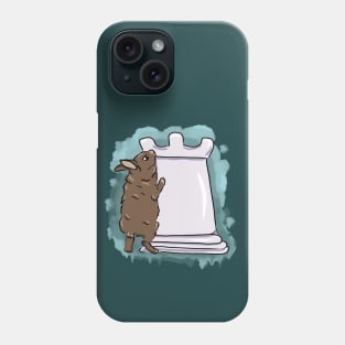 Bunny chess player Phone Case