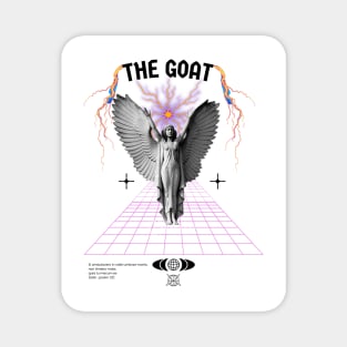 The Goats Angel Lightning Faith Statue Magnet