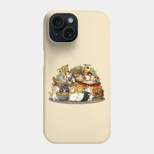 Cat Tamago Sushi Workshop Phone Case