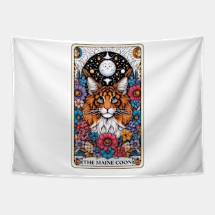 Maine Coon Tarot Card Tapestry