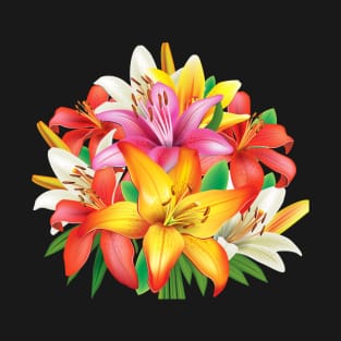 COLORFUL LILIES T-Shirt