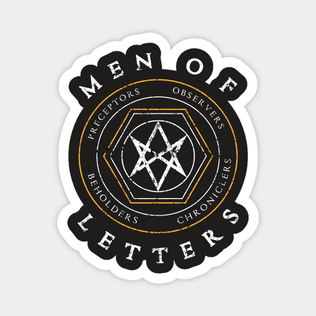 Men Of Letters SPN Magnet by wnchstrbros