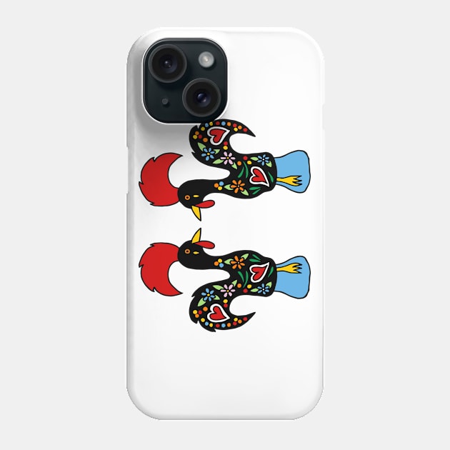 Rooster of Barcelos Phone Case by HLeslie Design