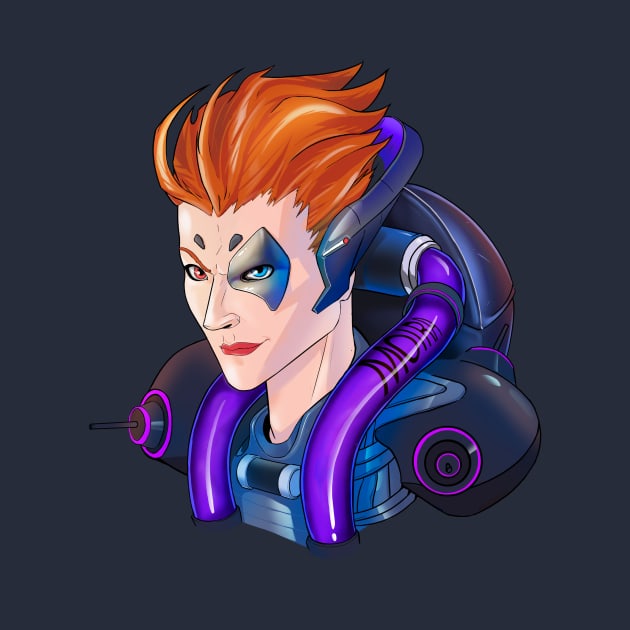 moira in overwatch by DiWighte