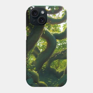 Close-Up Jungle Scene - Twisting Trees and Lianas Phone Case