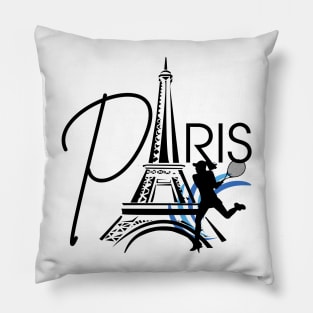 Paris summer games tennis Pillow