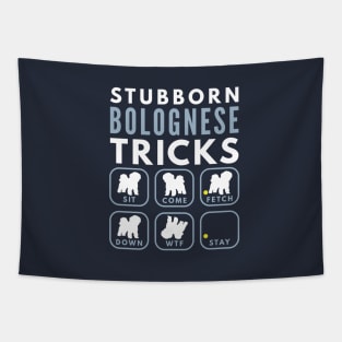 Stubborn Bichon Bolognese Tricks - Dog Training Tapestry