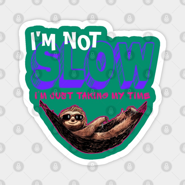 Funny sloth Magnet by Qrstore