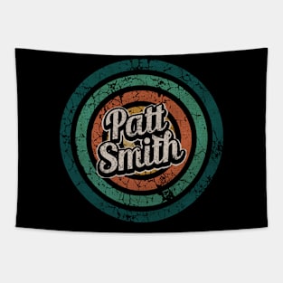 Patt Smith // Retro Circle Crack Vintage Tapestry