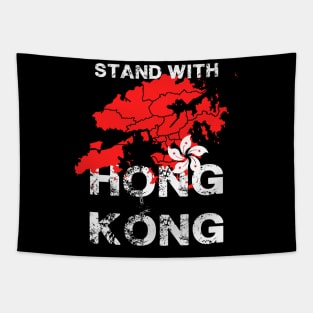 Stand with hong kong Tapestry