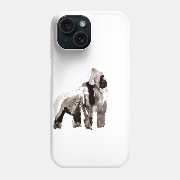 Silverback Phone Case by NikaeCreative