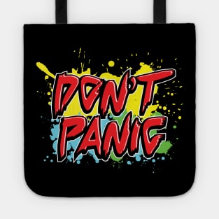 Don't Panic, Hitchhiker's Guide To The Galaxy Quote Tote