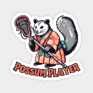 Lacrosse possum Magnet