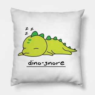 Dino-snore Pillow