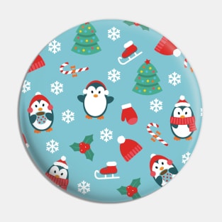 Christmas seamless pattern Pin