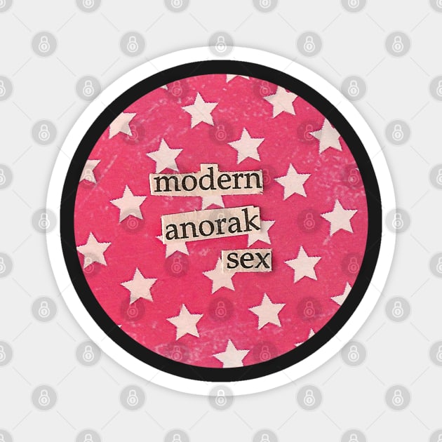 Modern Anorak Sex clipping collage art Magnet by UndrDesertMoons