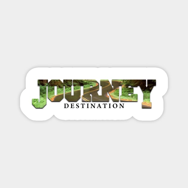 Focus on the Journey Magnet by TakeItUponYourself