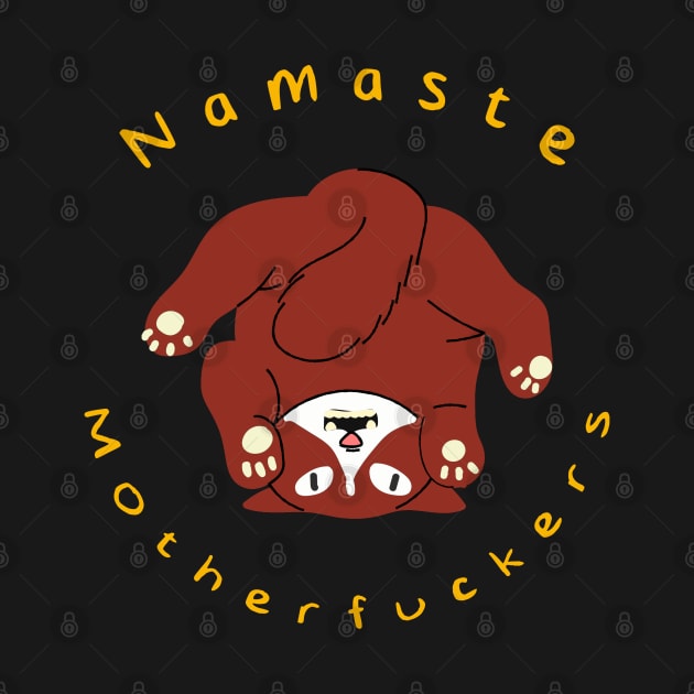 Namaste Cat by YaiVargas