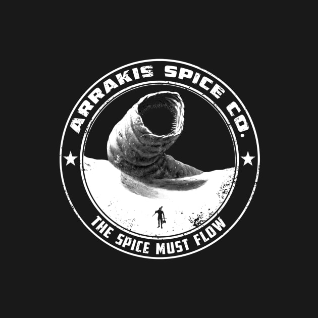 Arrakis Spice Co. (Black Print) by Miskatonic Designs