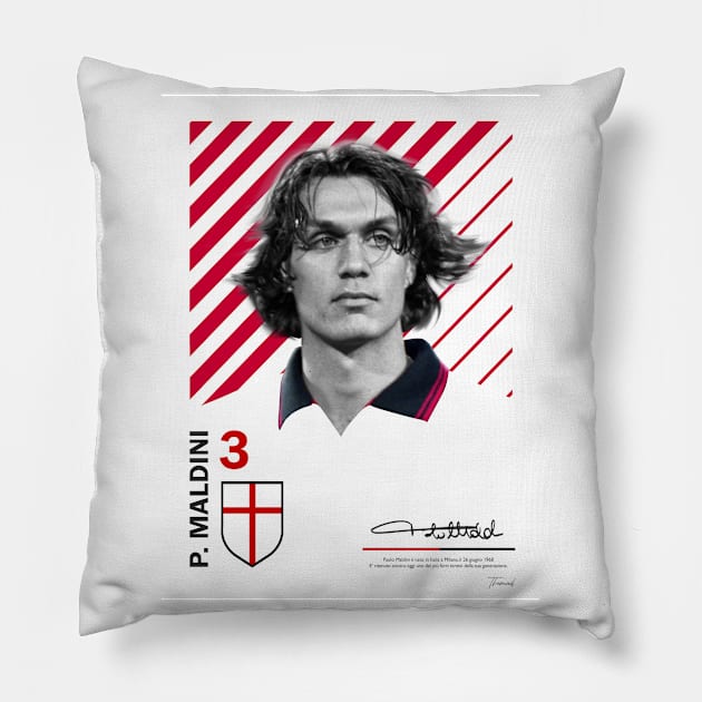 P. MALDINI / VINTAGE POSTER LIMITED EDITION Pillow by Jey13