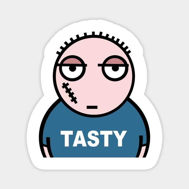 Tasty tough Magnet by Cheeky Greetings