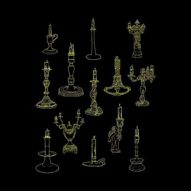 Antique Candlesticks Taxonomy by Maiden Names