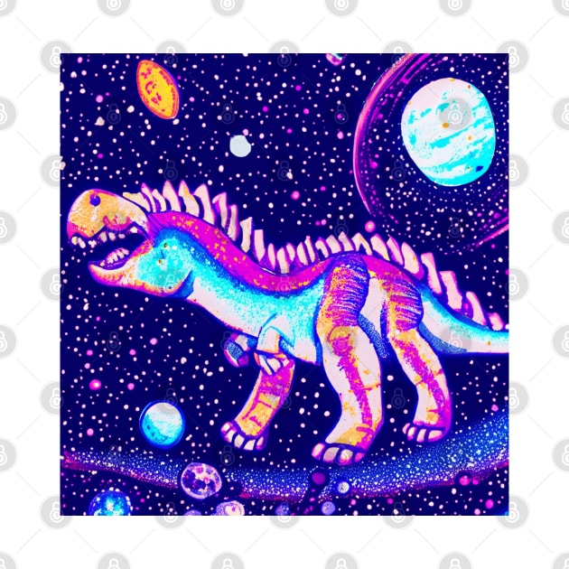 Space dinosaur by zajkart