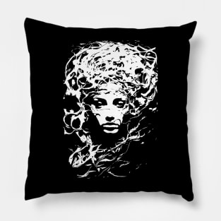 beautifull woman face Pillow