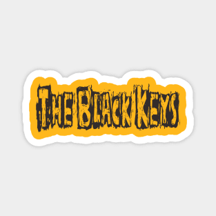 retro black keys Magnet