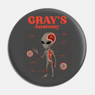 Gray's Anatomy Pin