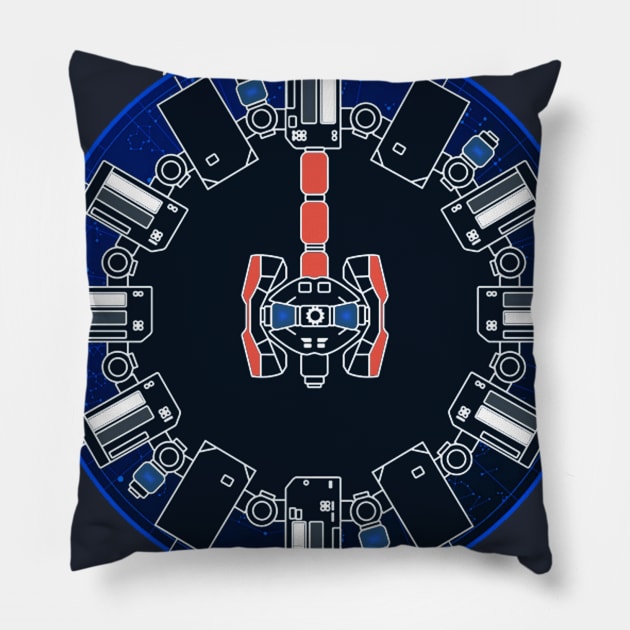 Interstellar Pillow by paulcutler