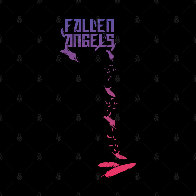 Fallen angels-pink/purple - Angels - Phone Case