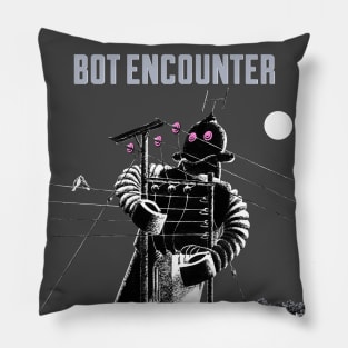 Bot Encounter Pillow