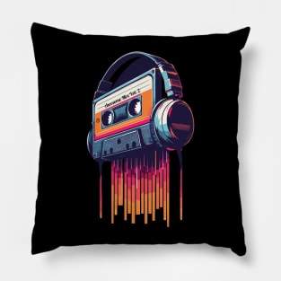 Awesome Mixtape Vol 2, Cassette tape Retro Pillow