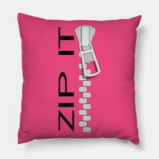 Zip It Zipper Pillow