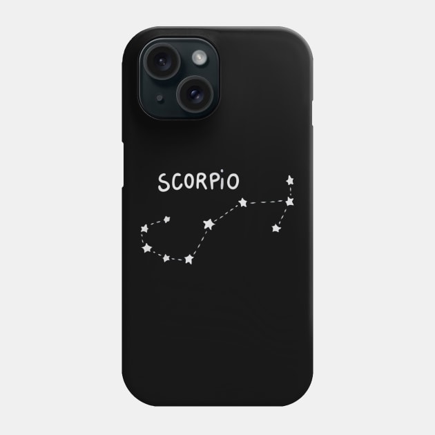 Zodiac Sign - Scorpio Phone Case by Uwaki