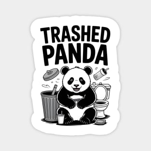 Trashed Panda Mischief Magnet