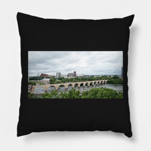 Historic Stone Arch Bridge - Minneapolis, MN, USA Pillow