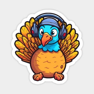 Cute cartoon turkey Magnet