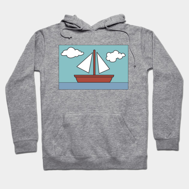 The Simpsons Sailboat Painting Simpsons Hoodie Teepublic