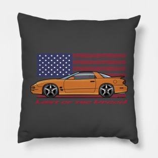 USA - Last of the breed - orange Pillow